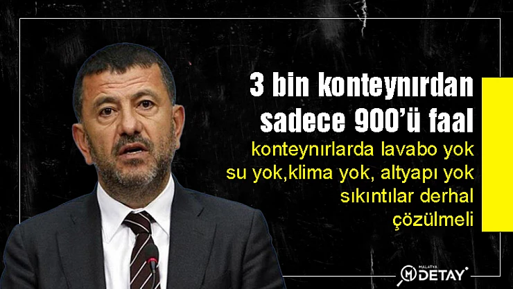 Ağbaba: 3 bin konteynırdan 900'ü faal...