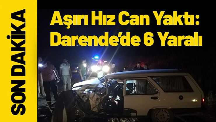 Aşırı Hız Can Yaktı: Darende'de 6 Yaralı