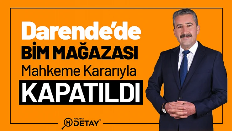 BİM Mağazası mahkeme kararıyla kapatıldı...