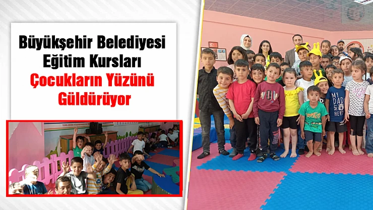 Eğitim Kursları Çocukların Yüzünü Güldürüyor