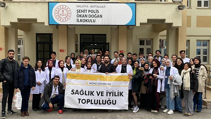 İnönü Üniversitesi'nden İlkokulda Sağlık Taraması Etkinliği