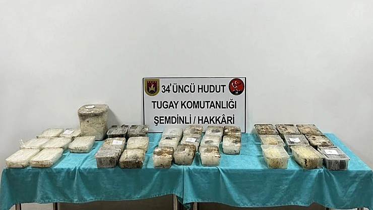 İran Sınırında 81 Kilo Uyuşturucu Ele Geçirildi