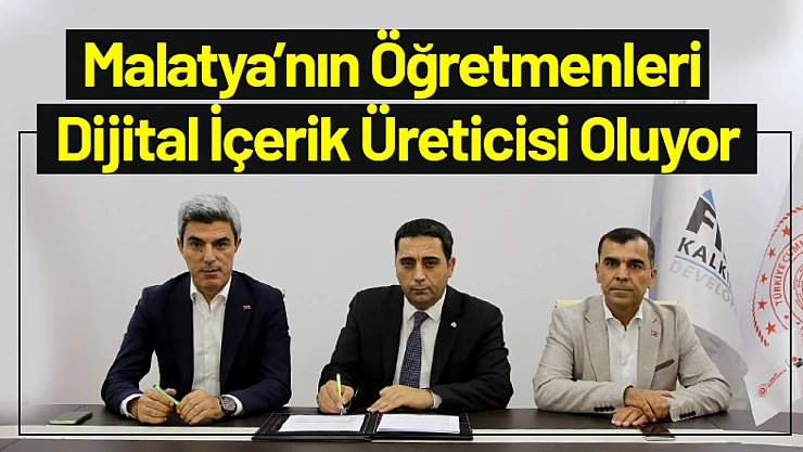 Malatya'nın Öğretmenleri Dijital İçerik Üreticisi Oluyor