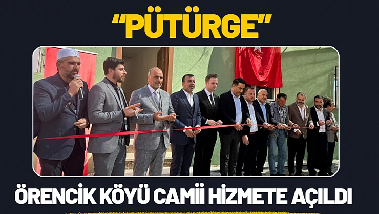 Malatya Pütürge'ye Yeni Cami Kazandırıldı