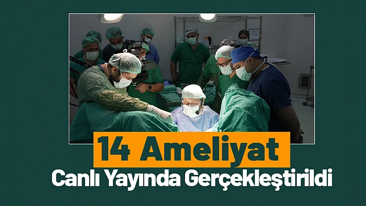 MEAH'ta 14 Ameliyat Canlı Yayında Gerçekleştirildi
