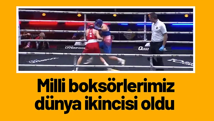 Milli boksörlerimiz dünya ikincisi oldu