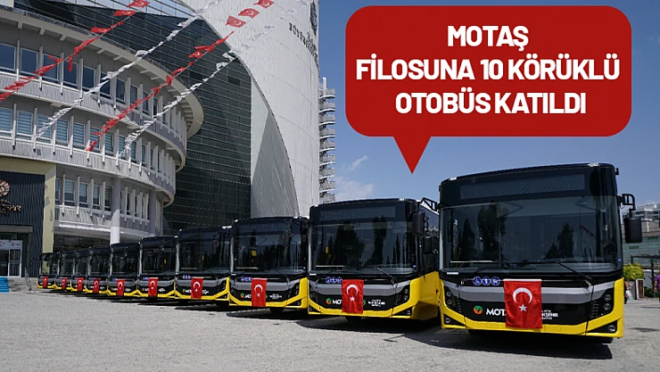 MOTAŞ Filosuna 10 Körüklü Otobüs Katıldı