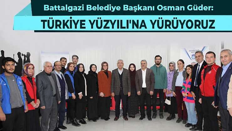 Osman Güder El ele, gönül gönüle Türkiye Yüzyılı'na yürüyoruz ..