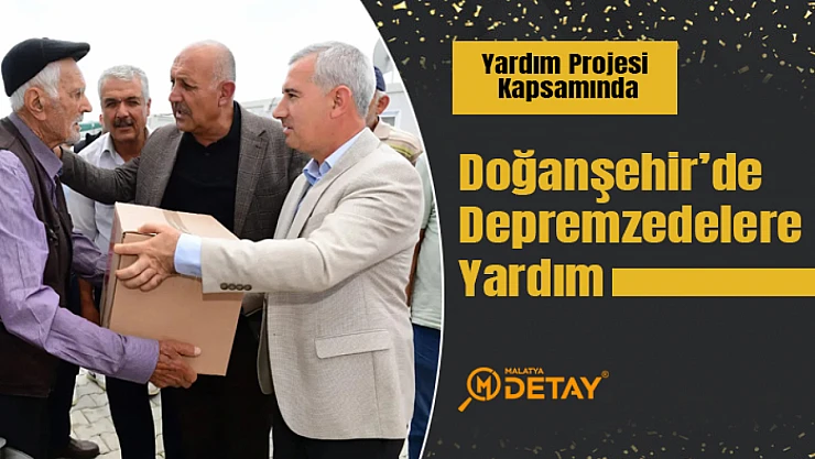 Yardım Projesi Kapsamında Depremzedere Yardım