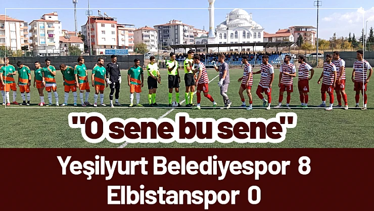 Yeşilyurt Belediyespor, Elbistanspor'u 8-0 Mağlup Ederek Liderliğe Yükseldi