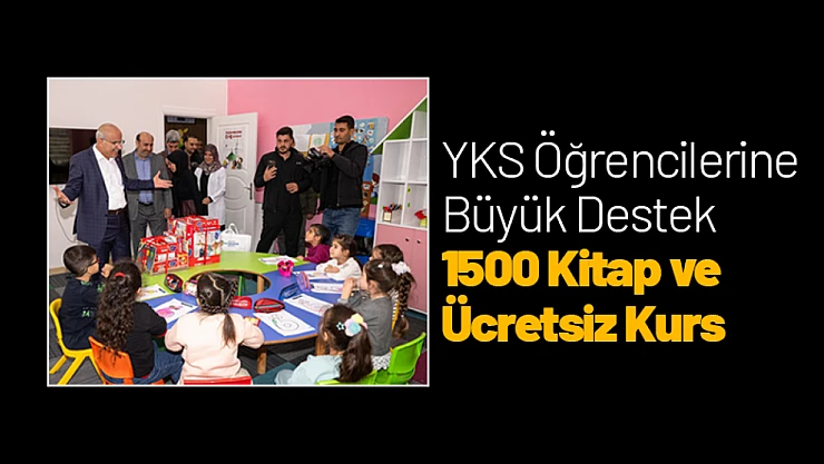 YKS Öğrencilerine Büyük Destek: 1500 Kitap ve Ücretsiz Kurs