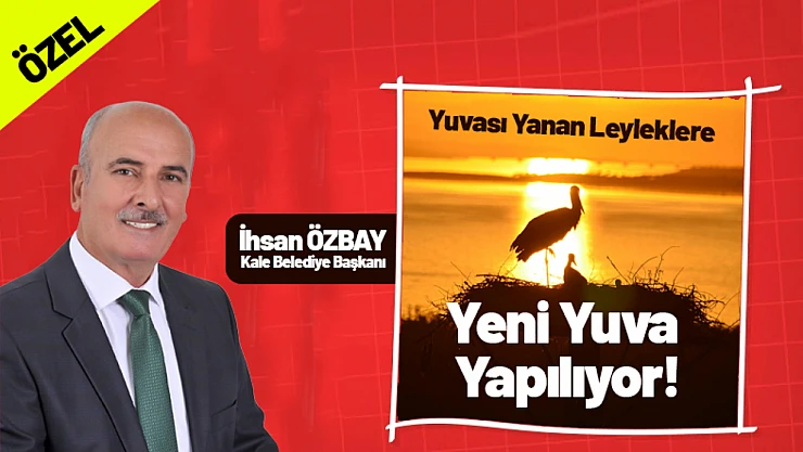 Yuvası Yanan Leyleklere Yeni Yuva Yapılıyor!