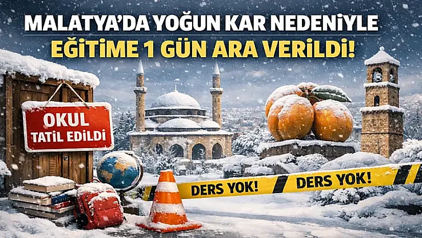 12 Ocak'ta Eğitime 1 Gün Ara verildi