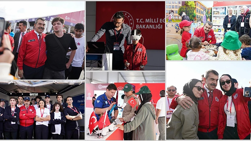 Bakan Tekin, TEKNOFEST'te Öğrencilerle Buluştu