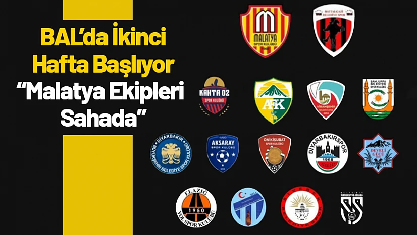 BAL'da İkinci Hafta Başlıyor: Malatya Ekipleri Sahada
