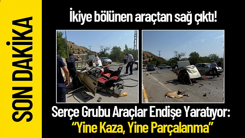Kuş Grubu Araçlar Endişe Yaratıyor: Yine Kaza, Yine Parçalanma