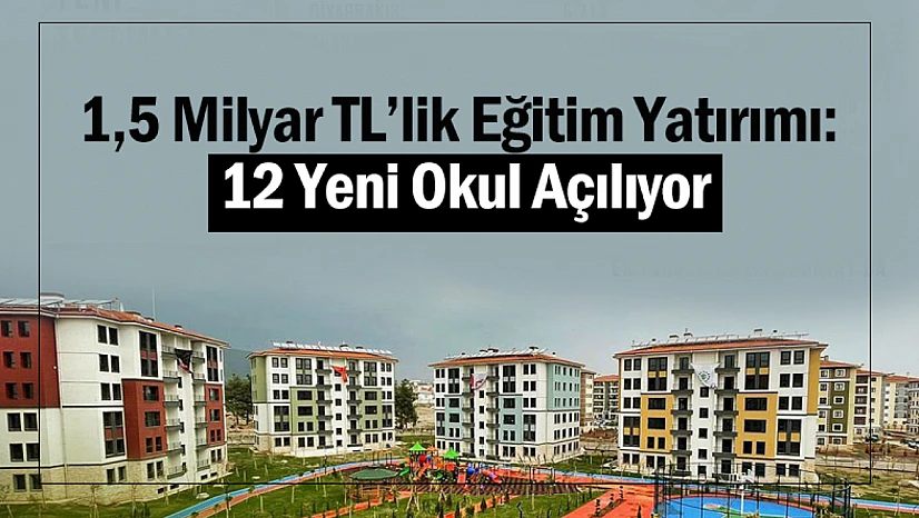 Malatya'da 1,5 Milyar TL'lik Eğitim Yatırımı: 12 Yeni Okul Açılıyor