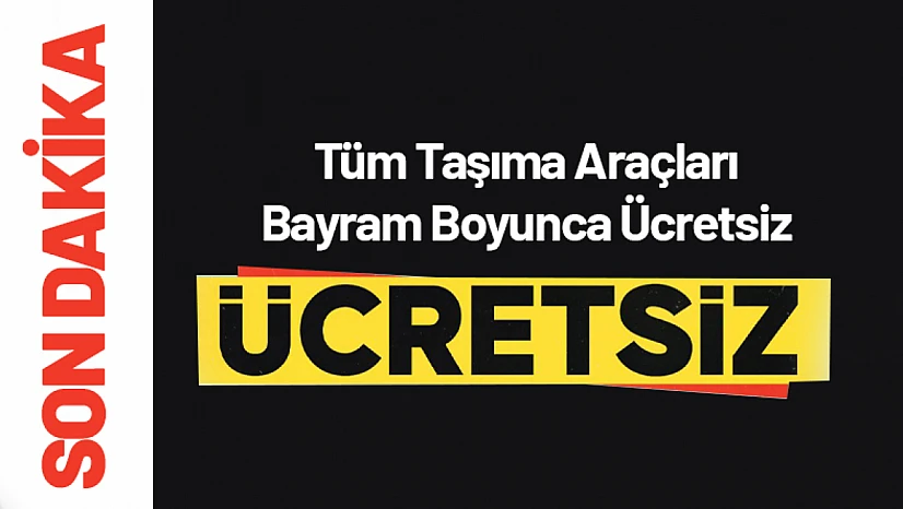 Malatya'da Bayram Boyunca Toplu Taşıma Ücretsiz