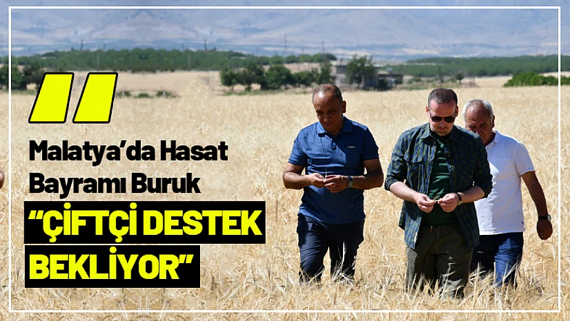 Malatya'da Hasat Bayramı Buruk: Çiftçi Destek Bekliyor