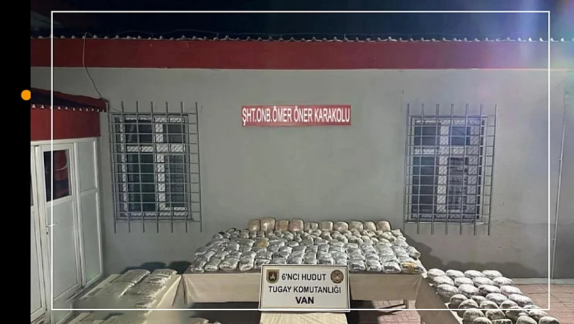 Van Hudut Hattında 117 Kilogram Uyuşturucu Ele Geçirildi