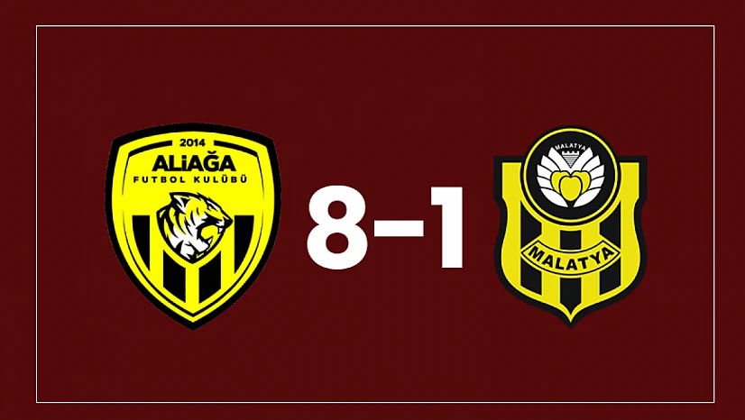 Yeni Malatyaspor, Aliağa'ya 8-1 Mağlup Oldu