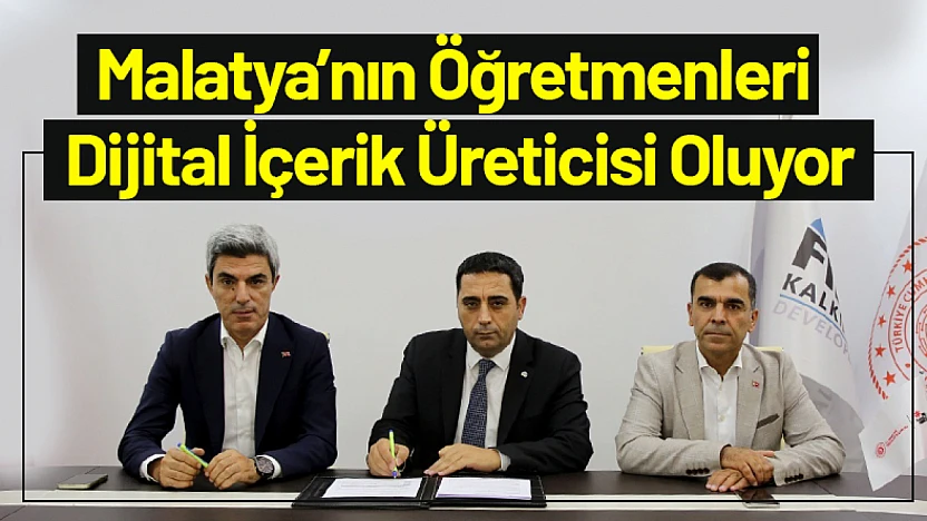 Malatya'nın Öğretmenleri Dijital İçerik Üreticisi Oluyor