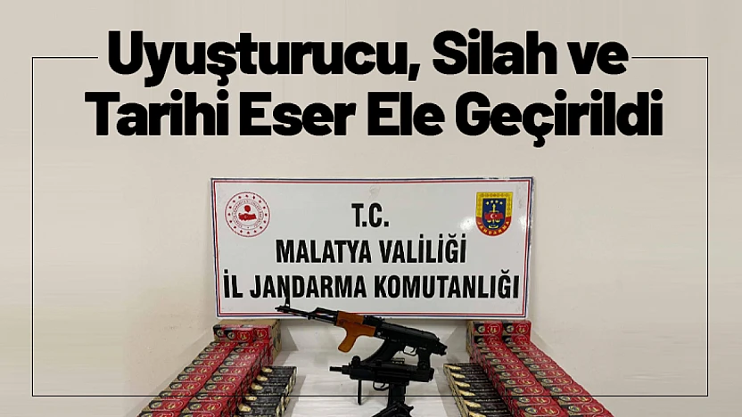 Uyuşturucu, Silah ve Tarihi Eser Ele Geçirildi