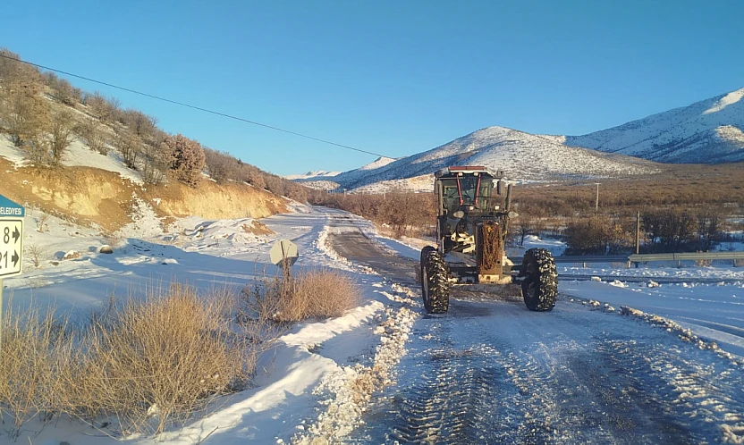 Malatya'da 117 mahalle yolu ulaşıma açıldı...