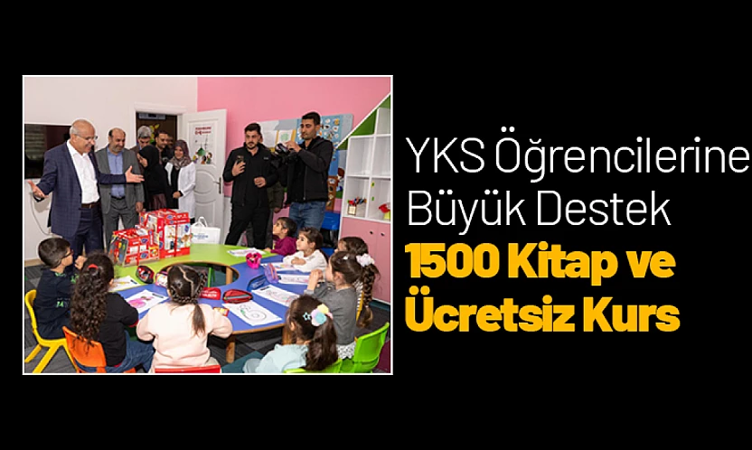 YKS Öğrencilerine Büyük Destek: 1500 Kitap ve Ücretsiz Kurs